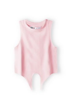 MINOTI Kids Girls Tie Front Vest  - Image 1