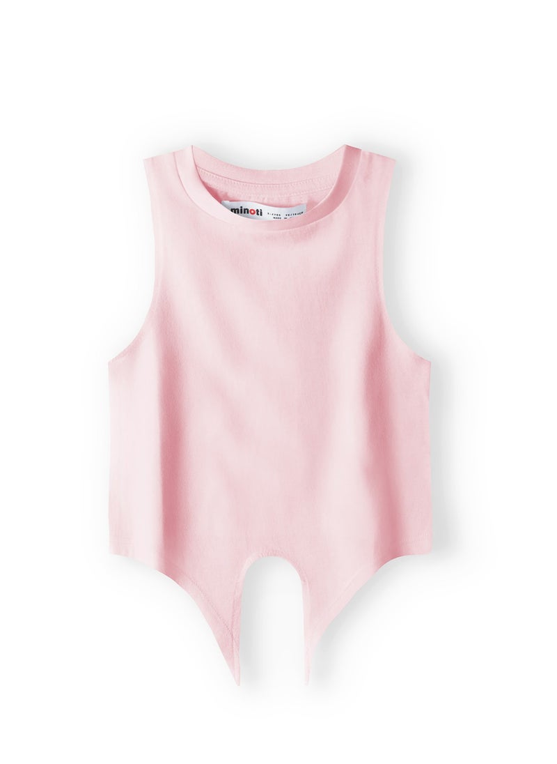 MINOTI Girls Sleeveless Top with Front Tie  - Image 1