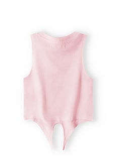 MINOTI Kids Girls Tie Front Vest  - Image 2