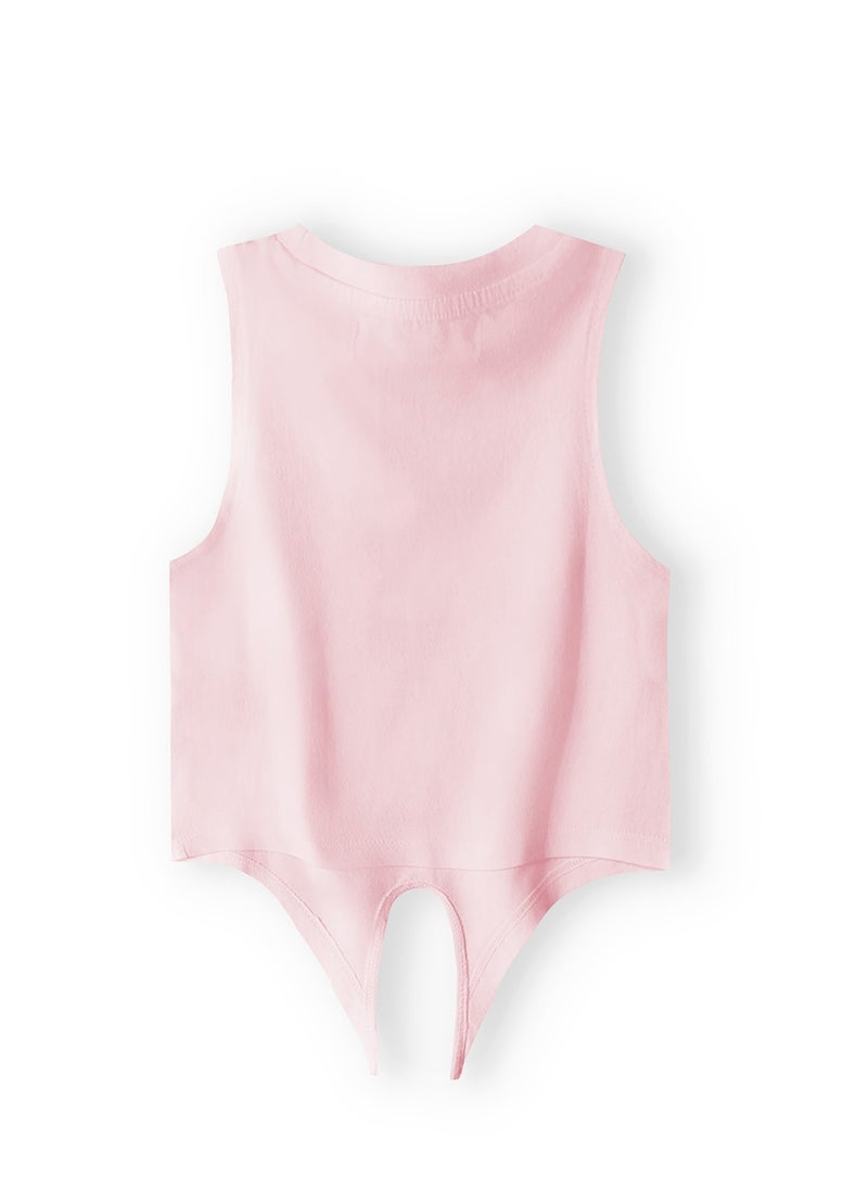 MINOTI Girls Sleeveless Top with Front Tie  - Image 2