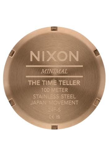 NIXON Time Teller A045-100m Water Resistant Men's Analog Fashion Watch (37mm Watch Face, 19.5mm-18mm Stainless Steel Band) - Image 5