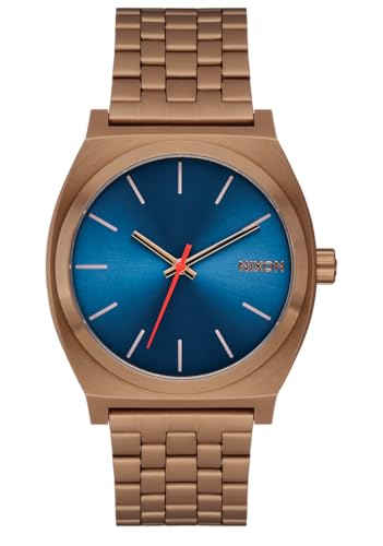 NIXON Time Teller A045-100m Water Resistant Men's Analog Fashion Watch (37mm Watch Face, 19.5mm-18mm Stainless Steel Band) - Image 2