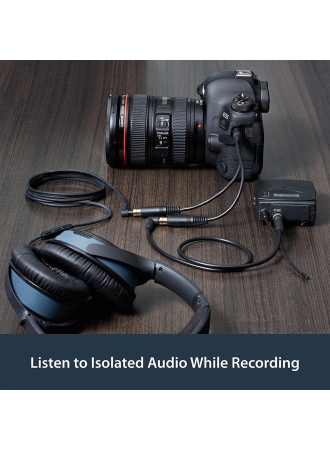 StarTech .com 6 in. 3.5mm Audio Splitter Cable - Stereo Splitter Cable - Gold Terminals - 3.5mm Male to 2x 3.5mm Female - Headphone Splitter (MUY1MFF),Black - Image 4