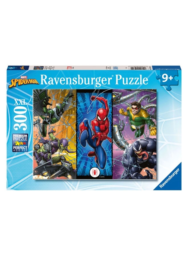 Ravensburger Spider-Man 300 Piece XXL Jigsaw Puzzle â€“ Extra Large Pieces Kids Puzzle, Softclick Precision Fit, Marvel Spider-Man Artwork, Fun Learning Activity for Children Ages 9+ and Family Puzzle Time | 12001072-2 - Image 2