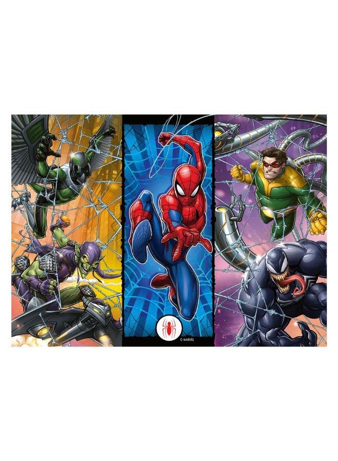 Ravensburger Spider-Man 300 Piece XXL Jigsaw Puzzle â€“ Extra Large Pieces Kids Puzzle, Softclick Precision Fit, Marvel Spider-Man Artwork, Fun Learning Activity for Children Ages 9+ and Family Puzzle Time | 12001072-2 - Image 1