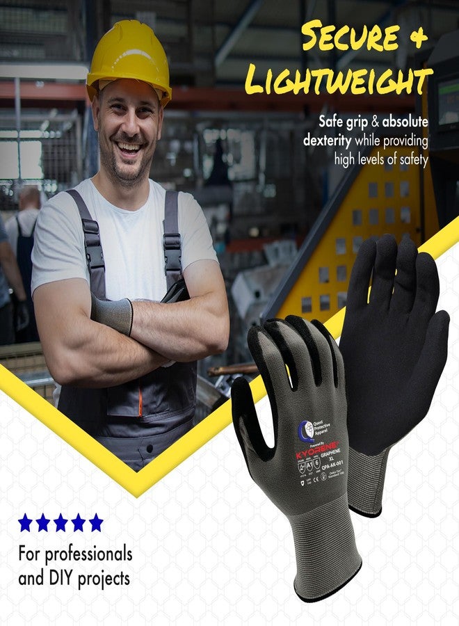 Quest Protective Apparel Cut Resistant Work Gloves - Cut Proof Working Gloves Heavy Duty Cutting and Abrasion - Puncture Resistant Gloves - Medium, Pack of 1 Pair - Image 3