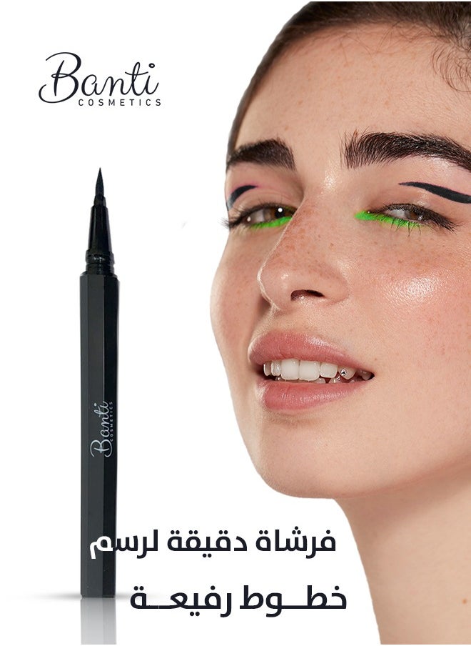 بانتي محدد عيون أسود سائل مقاوم للماء  - Image 3