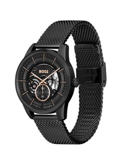 HUGO BOSS Men's Analog Round Shape Stainless Steel Wrist Watch 1514035 - 42 Mm  - Image 1