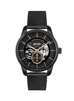 HUGO BOSS Men's Analog Round Shape Stainless Steel Wrist Watch 1514035 - 42 Mm  - Image 2
