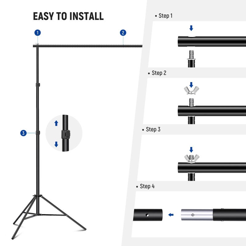 FX Studio 2.6M x 3M Background Support System - Image 3