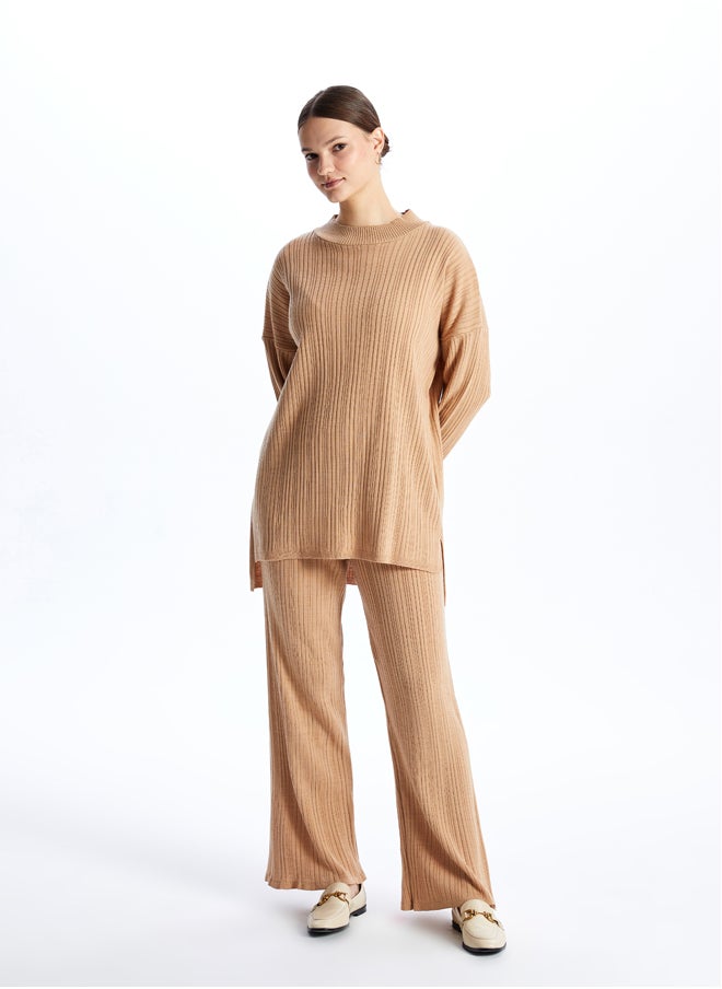 LC WAIKIKI Half Turtleneck Regular Long Sleeve Women's Tricot Tunic  - Image 3