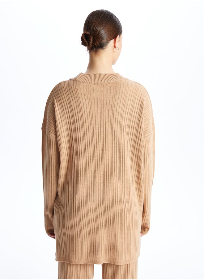 LC WAIKIKI Half Turtleneck Regular Long Sleeve Women's Tricot Tunic  - Image 5
