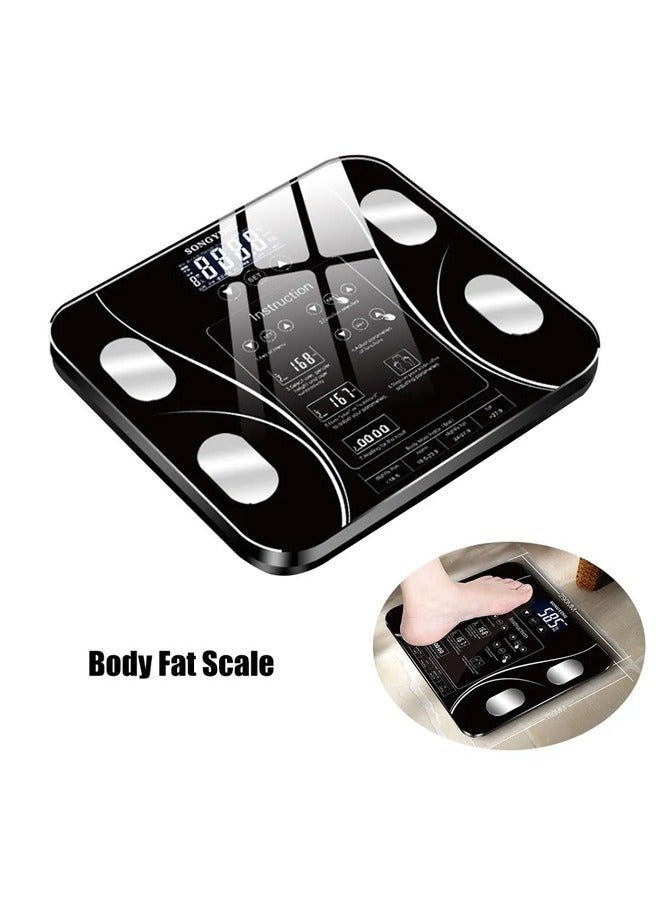 KUYING High Precision Digital BMI Intelligent Electronic Body Weight Scale Black  - Image 1
