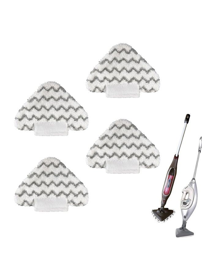 Planially 4 Pack Steaming Mop Replacement Pads Triangle for Shark Lift-Away Genius S3973 S3973D S5003D S6001 S6002 3973WM S5002 Steam Pocket Mop Series - Image 1