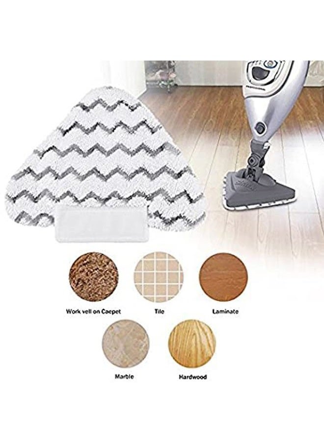 Planially 4 Pack Steaming Mop Replacement Pads Triangle for Shark Lift-Away Genius S3973 S3973D S5003D S6001 S6002 3973WM S5002 Steam Pocket Mop Series - Image 5