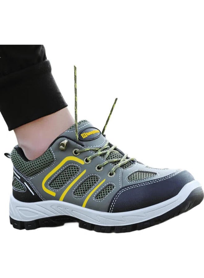 Jingtu Men'S Wear-Resistant Anti-Smashing Steel Toe Anti-Stab Safety Work Site Protective Shoes 9157 Size 45 - Image 1