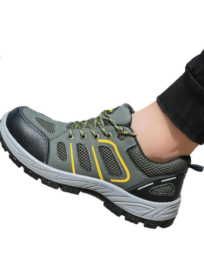 Jingtu Men'S Wear-Resistant Anti-Smashing Steel Toe Anti-Stab Safety Work Site Protective Shoes 9157 Size 45 - Image 2