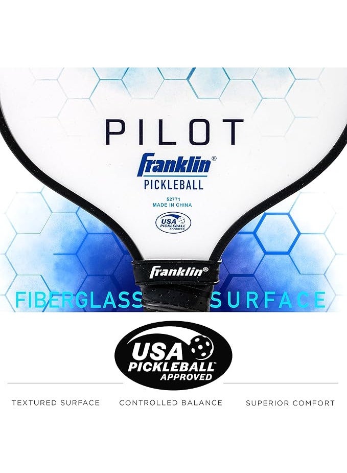 Franklin Sports Polypropylene Core Pickleball Paddle | Official USA Pickleball (USAP) Approved | Lightweight Paddle with Max Grit Fiberglass Surface | 10mm Spin Pro Core for Control, Power & Enhanced Spin - Image 5