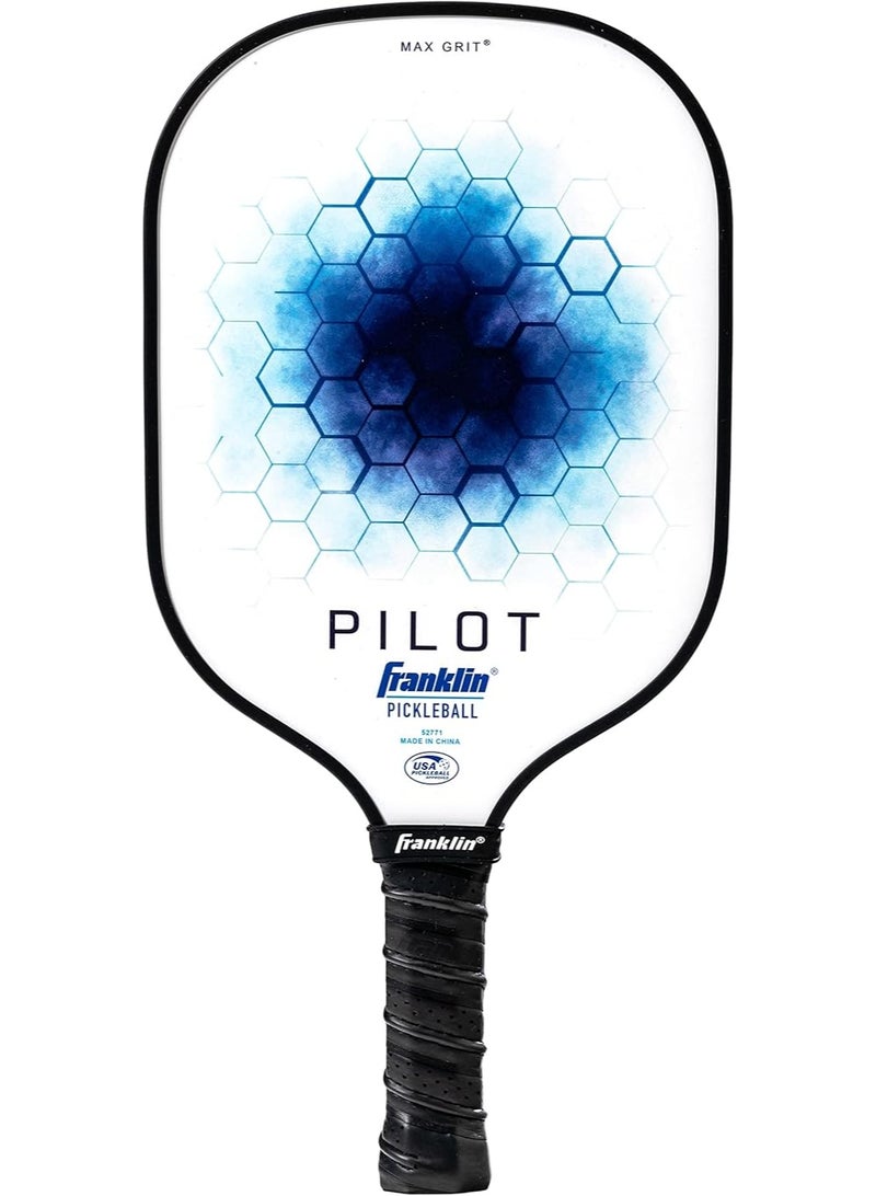 Franklin Sports Polypropylene Core Pickleball Paddle | Official USA Pickleball (USAP) Approved | Lightweight Paddle with Max Grit Fiberglass Surface | 10mm Spin Pro Core for Control, Power & Enhanced Spin - Image 1