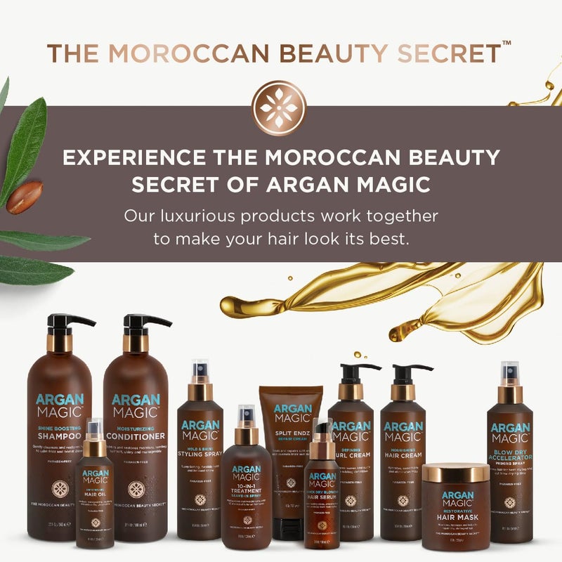 Argan Magic Strong Hold Styling Gel - Flake-Free Argan Oil Formula for Superior Hold and Long-lasting Control | Made in USA, Paraben Free, Cruelty Free (8 Fl Oz) - Image 5