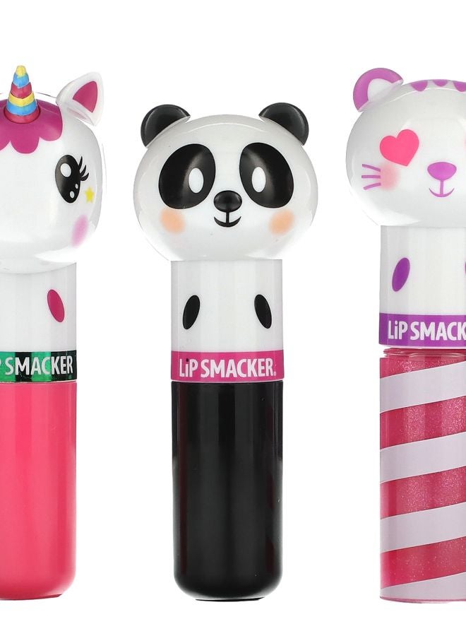 Lip Smacker عبوة ثلاثية من بلسم و لامع الشفاه لبي بالز