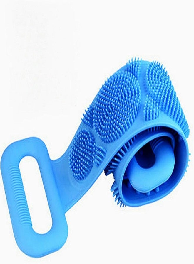 ZUPEYA Silicone Back Scrubber for Shower, Silicone Body Scrubber, 24 Inch Extra Long Bath Body Brush Back Brush Exfoliating Body Scrubber with Handle for Men Women - Image 1