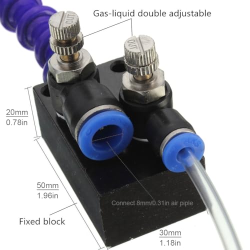 OriGlam Mist Coolant Lubrication Spray System for Metal Cutting Engraving Cooling Sprayer Machine for Air Pipe CNC Lathe Milling Drill - Image 4