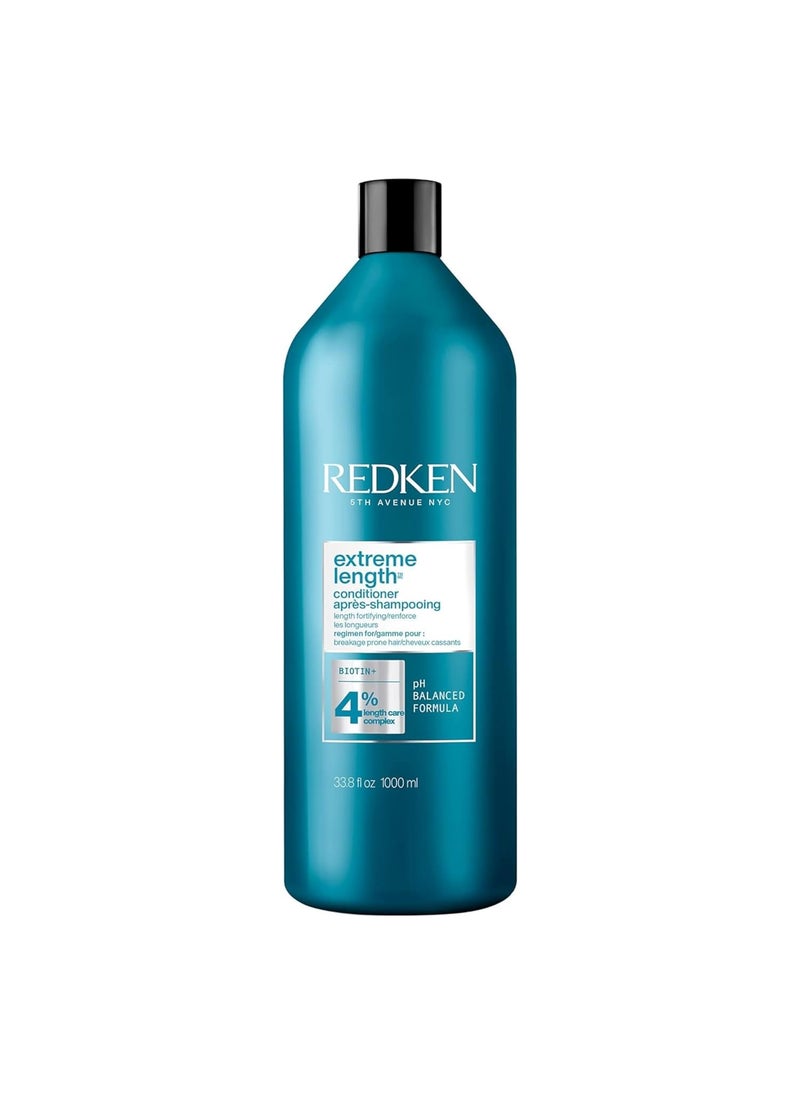 REDKEN - Redken Extreme Length Conditioner | Infused With Biotin and Castor Oil | For Hair Growth | Fortifies, Strengthens & Conditions Hair - Image 1