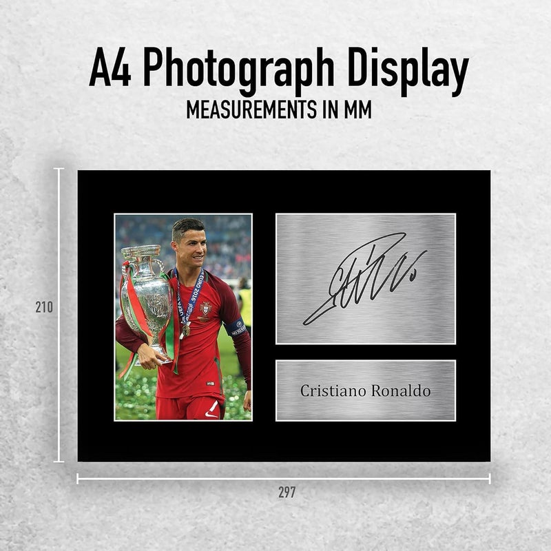 BPA® Portugal Cristiano Ronaldo Gift Signed A4 Printed Autograph Photo - Image 2