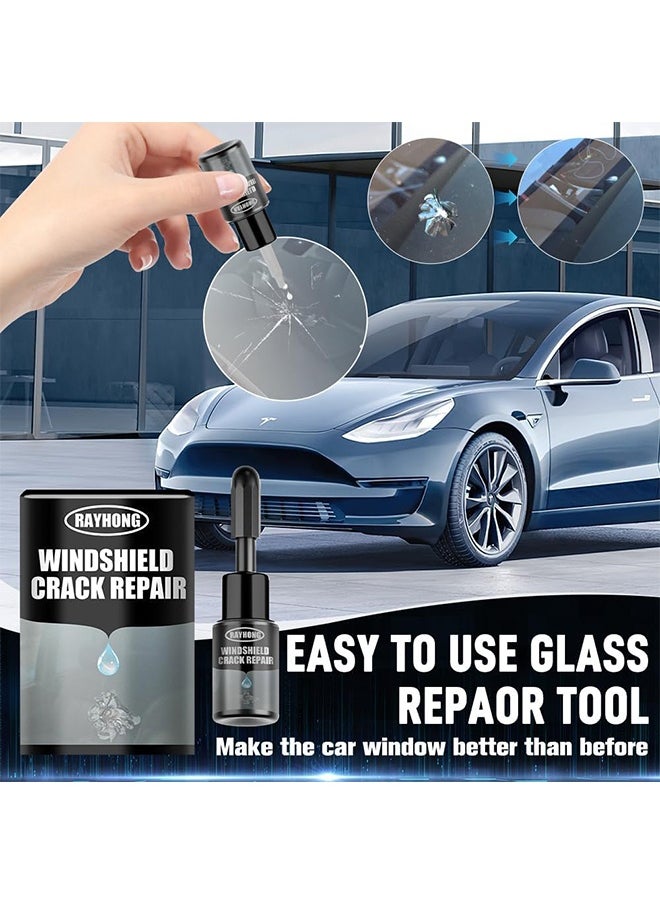 RAYHONG Windshield Crack Repalr Kit, Multi Functional Car Windshield Adhesive Fluid, Crack Care Agent, Fix Auto Glass Windshield Crack Chip Scratch, 20ml  - Image 4