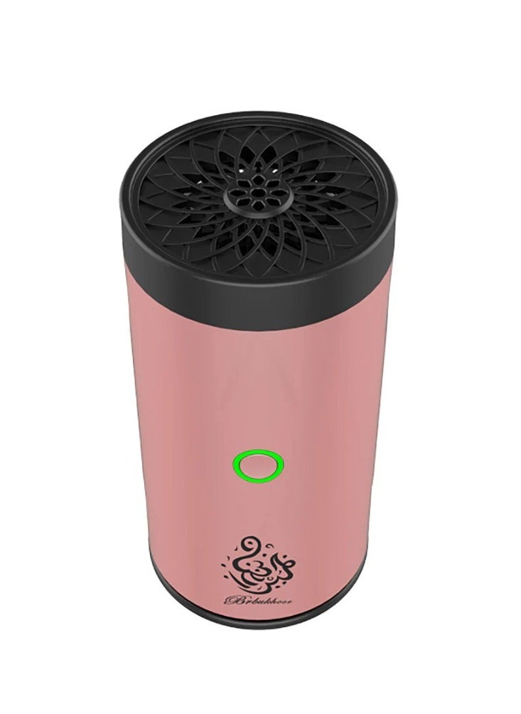 Bukhoor - BK10 Smart Electric Diffuser Incense Burner Rechargeable Portable USB Type-C Power Pink - Image 1
