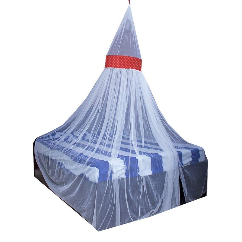 CREATIVE TEXTILES Mosquito protections King Size Premium Mosquito Protection Canopy for Home or Travel Includes Hanging Kit Travel Bag and No Harmful Chemicals - Image 1