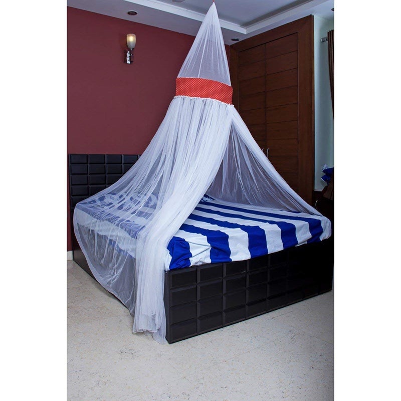 CREATIVE TEXTILES Mosquito protections King Size Premium Mosquito Protection Canopy for Home or Travel Includes Hanging Kit Travel Bag and No Harmful Chemicals - Image 2