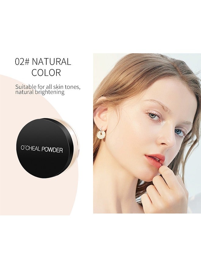 OCHEAL Light And Silky Loose Powder,Professional Loose Powder Lightweight Silky Loose Powder For Setting Makeup In Place 15g (#Nature) - Image 2