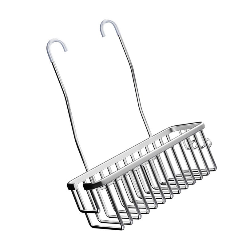 Hanging Shower Caddy: Space Aluminum Waterproof Rustproof - Large Capacity Adjustable Non Punch Installation Shower Organizer for Bathroom Shower Storage - Image 3