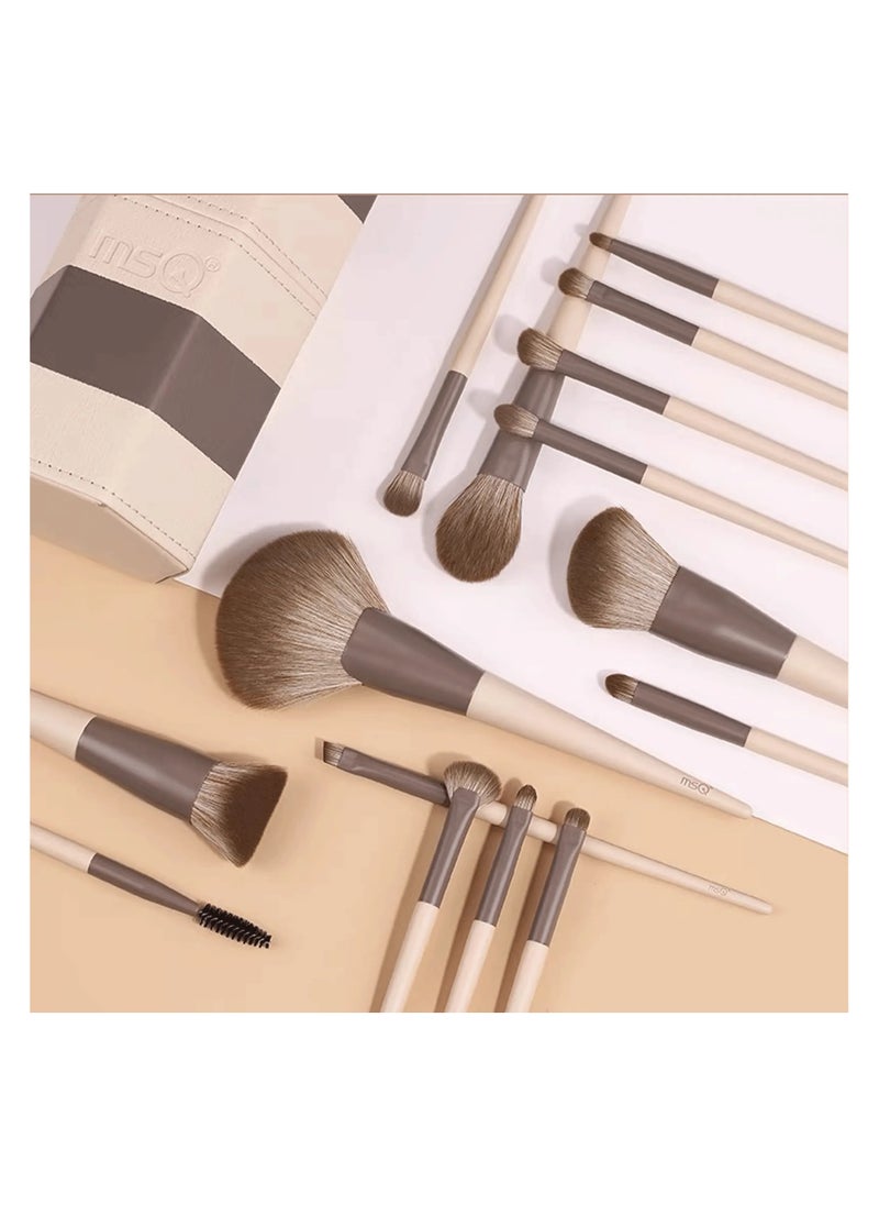 MSQ MSQ Makeup Brushes Set 12PCs  - Image 1
