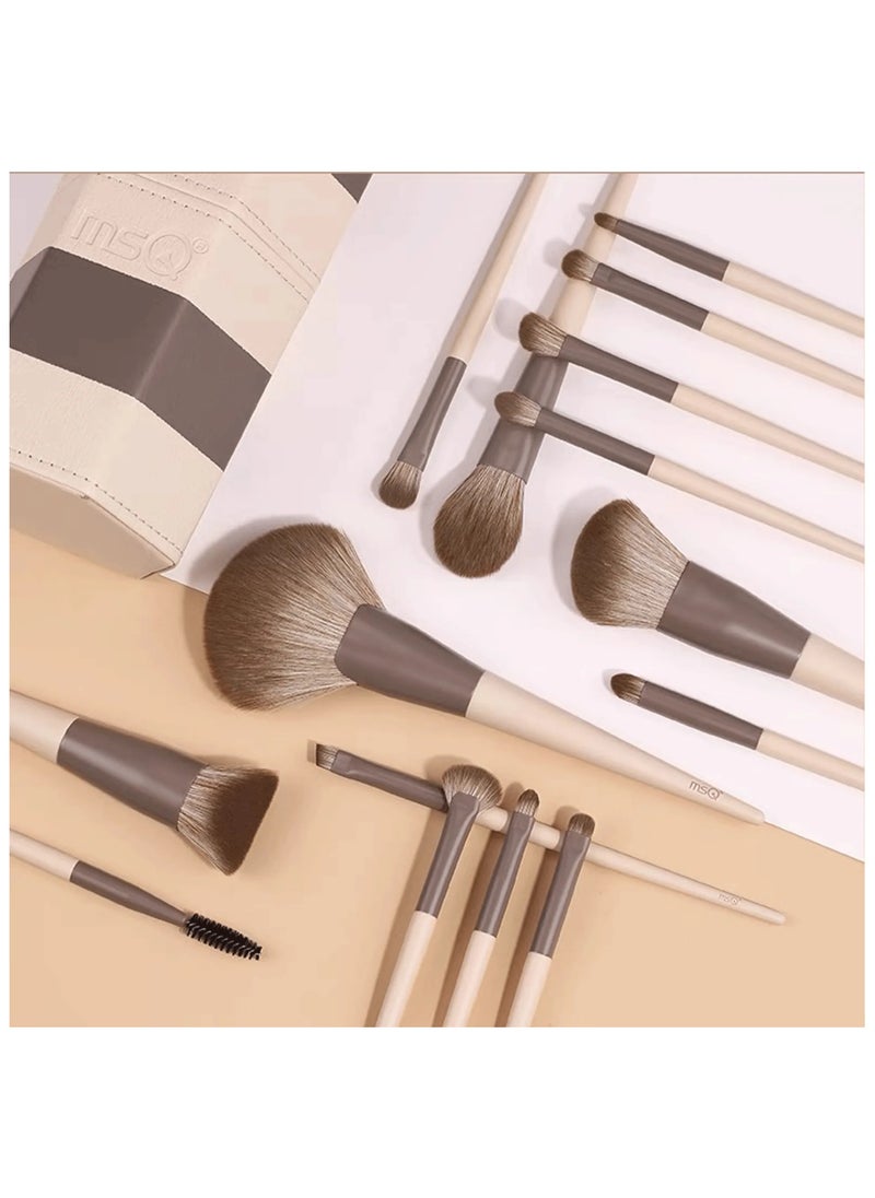 MSQ MSQ Makeup Brushes Set 12PCs  - Image 3