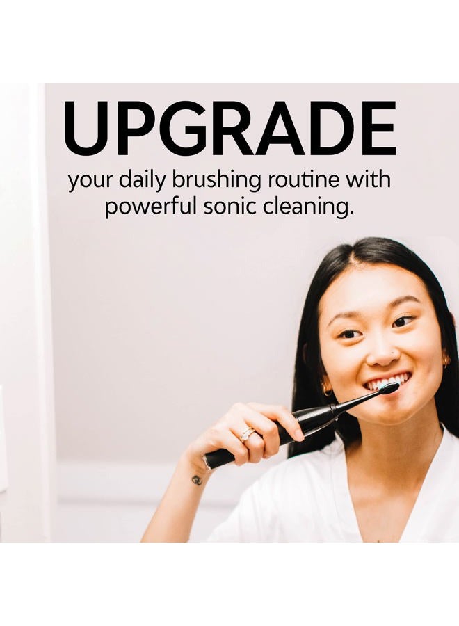 tao clean UV Sanitizing Sonic Toothbrush and Cleaning Station, Electric Toothbrush, Dual Speed Setting, Black - Image 2