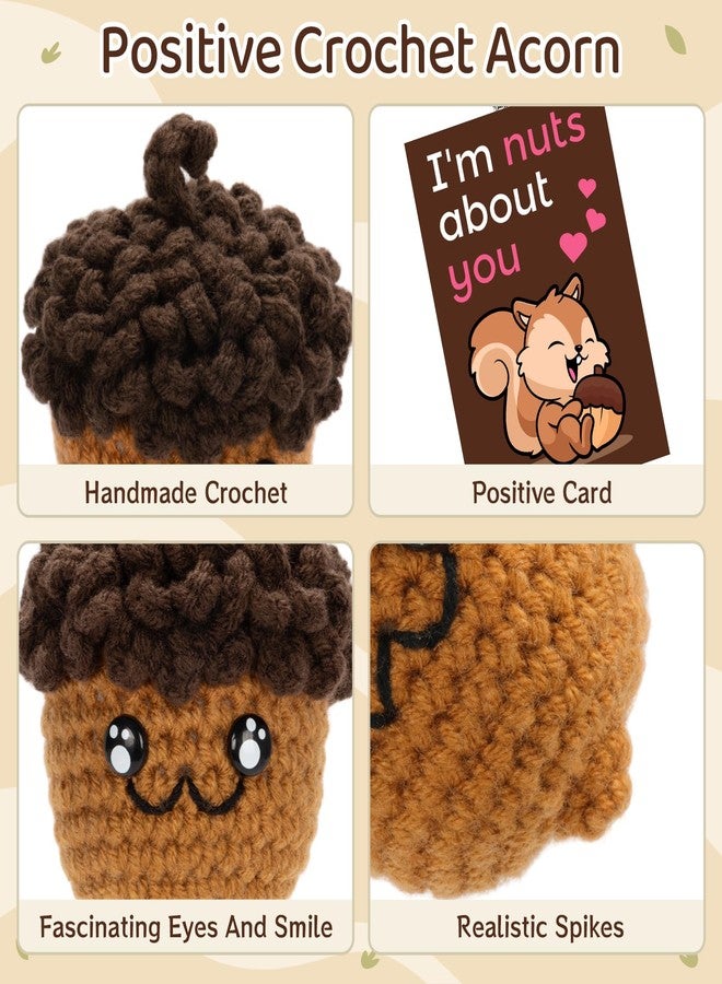 A AIFAMY Fathers Day Dad Gifts for Daughter, Positive Nuts Gift Cute Pinecorn Doll with Warm Card Funny Acorn Gag Gifts for Best Friend Birthday Valentine's Housewarming Graduation - Image 3