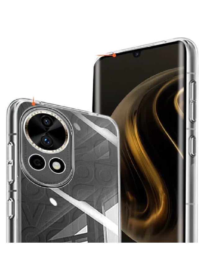 Koolife Case For Huawei Nova 12 Pro And Nova 12 Ultra, Transparent Shockproof Full Protection Silicone Case With Air Cushion, Ultra-Thin Anti-Drop Trendy Design For Men And Women - Image 2
