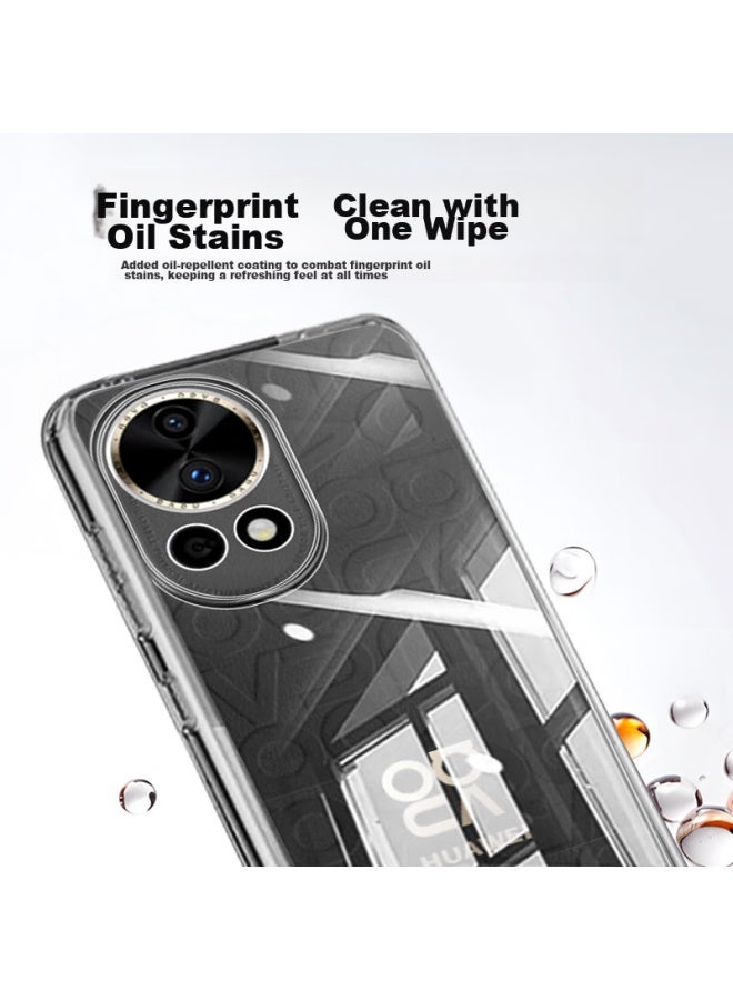 Koolife Case For Huawei Nova 12 Pro And Nova 12 Ultra, Transparent Shockproof Full Protection Silicone Case With Air Cushion, Ultra-thin Anti-drop Trendy Design For Men And Women - Image 5