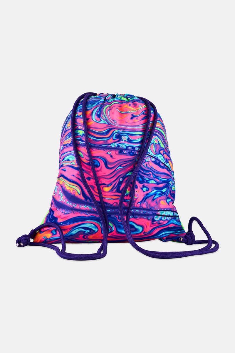 PUMA Men Abstract Print LaMelo Gymsack Bag, Multicolor - Image 2