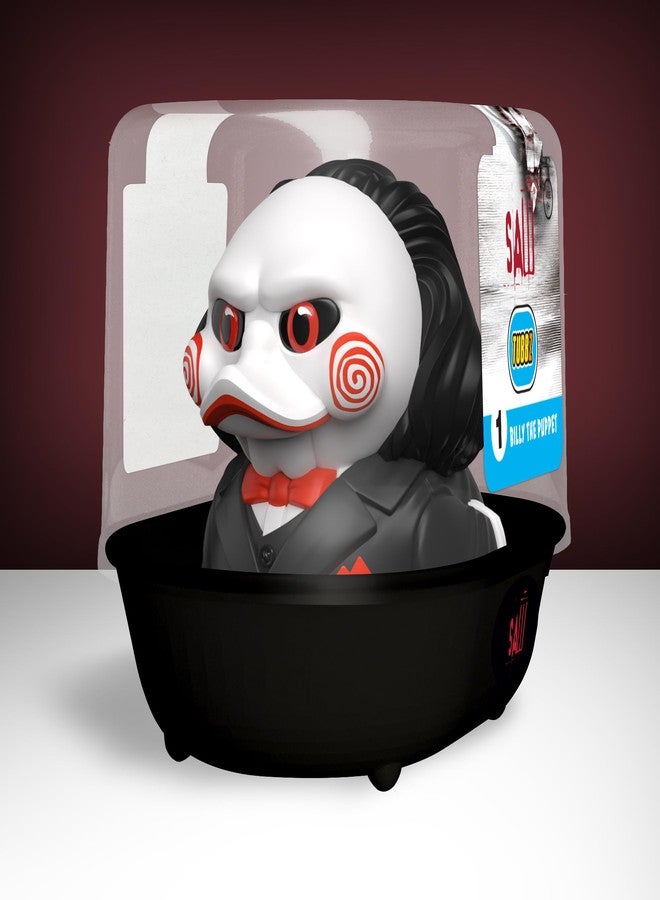 TUBBZ First Edition: Horror - Billy The Puppet Cosplaying Rubber Duck Vinyl Figure - Image 5