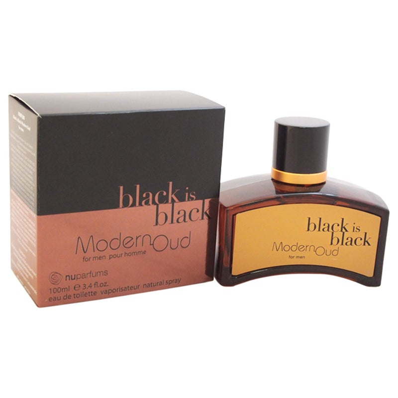 Nuparfums Group Black is Black Modern Oud Eau de Toilette 34 Ounce