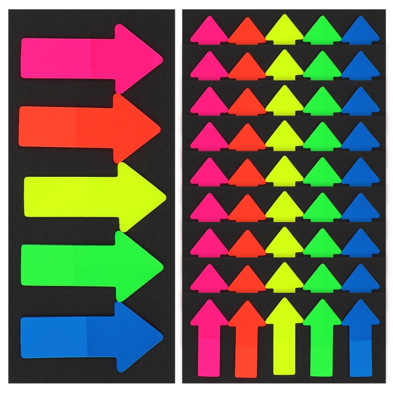 20 Sets of Arrow Shaped Stickers Re-stickable Bookmarks Classified Index Stickers Page Markers for Student Stationery Reading Accessories - Image 4