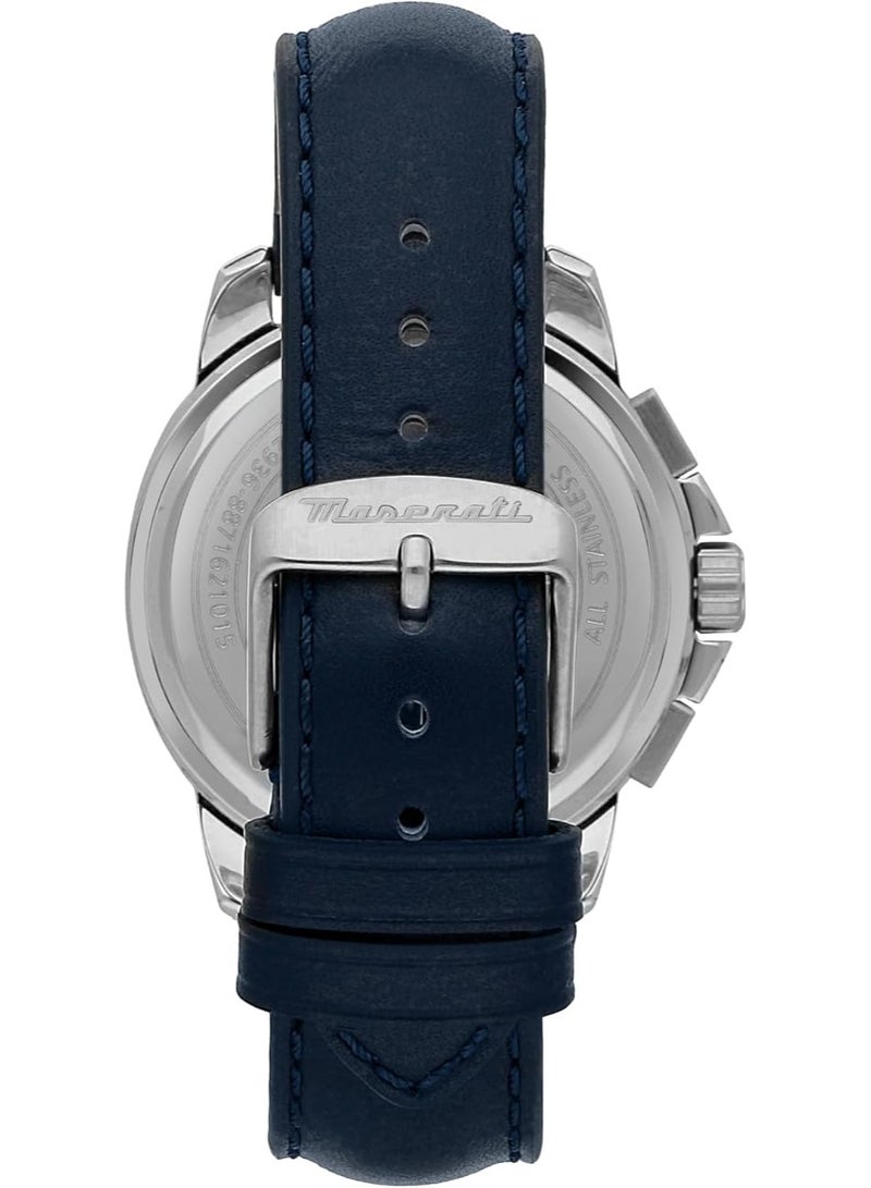 MASERATI SUCCESSO EXT 44MM CHR SS BLUE DIA BLU ST - Image 3