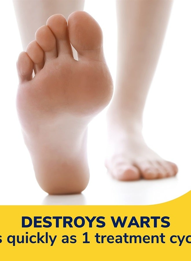 Dr. Scholl's مزيل الثآليل ثنائي المفعول Freeze Away®، 8 تطبيقات // العلاج بالتجميد + سائل الساليسيليك القوي سريع المفعول لإزالة الثآليل الشائعة والأخمصية، 0.33 أونصة سائلة، عدد واحد - Image 4