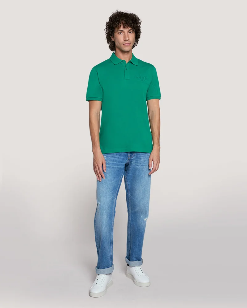 GANT Gant Tonal Shield Polo Shirt