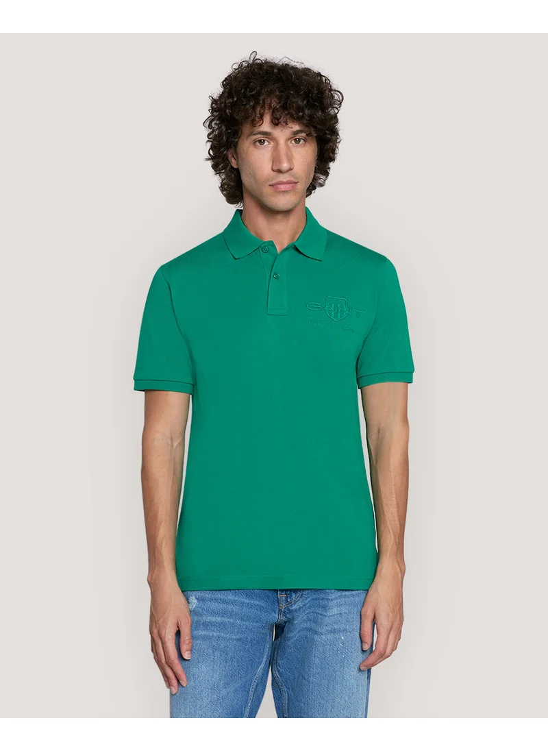 GANT Gant Tonal Shield Polo Shirt