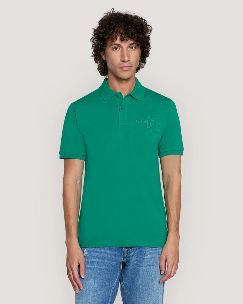 GANT Gant Tonal Shield Polo Shirt